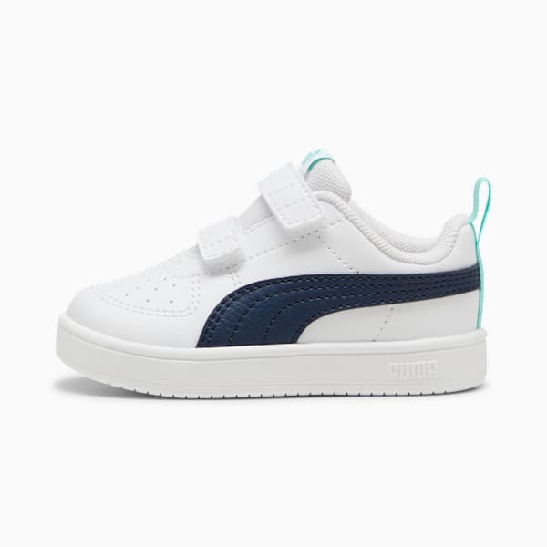 Tenis Infantiles PUMA Rickie V, PUMA White-Club Navy-Mint, large-MEX