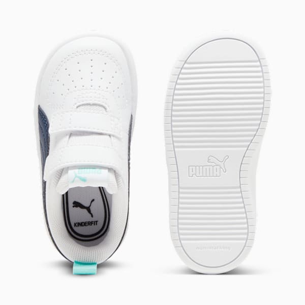 Tenis Infantiles PUMA Rickie V, PUMA White-Club Navy-Mint, large-MEX