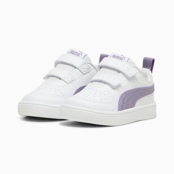 PUMA Rickie V Sneakers Baby, PUMA White-Pale Plum, large-MEX