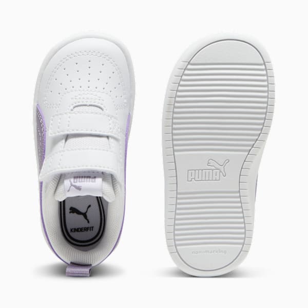 PUMA Rickie V Sneakers Baby, PUMA White-Pale Plum, large-MEX