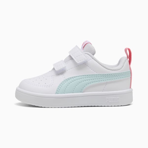 PUMA Rickie V Sneakers Baby, PUMA White-Sea Glass-Pinkscape, large-MEX