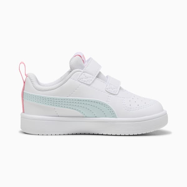 PUMA Rickie V Sneakers Baby, PUMA White-Sea Glass-Pinkscape, large-MEX