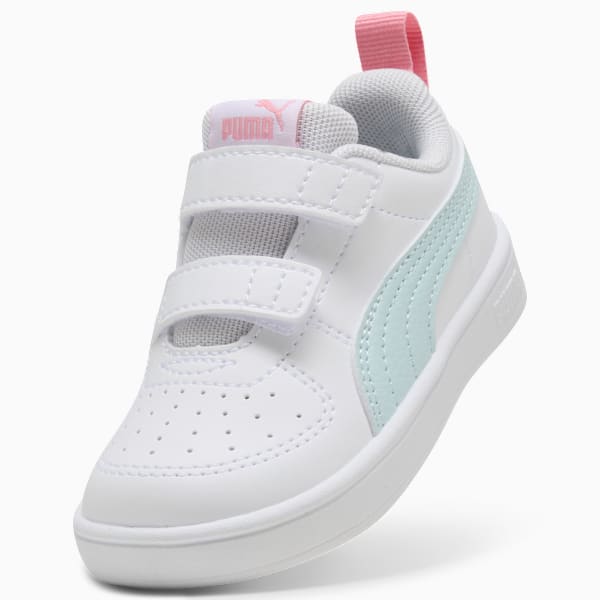 PUMA Rickie V Sneakers Baby, PUMA White-Sea Glass-Pinkscape, large-MEX
