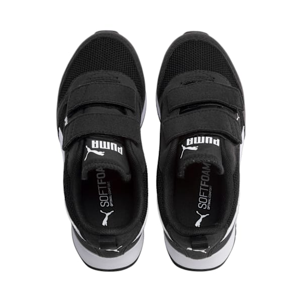 Zapatillas Puma R78 V para niños ADP, PUMA Black-PUMA White, large-ARG