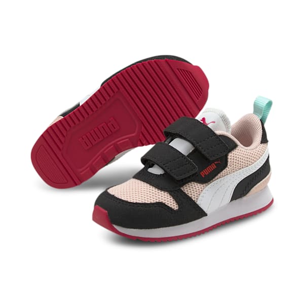 Zapatillas Puma R78 V para niños ADP, Lotus-PUMA White-PUMA Black, large-ARG