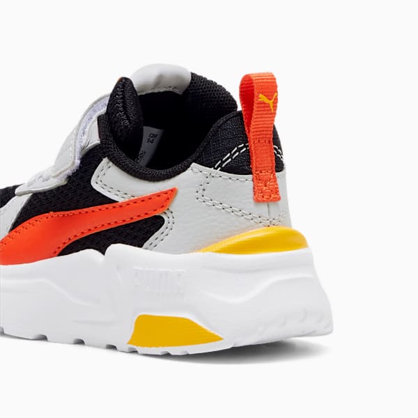Trinity Lite Sneakers Babies, PUMA Black-Redmazing-Cool Light Gray-Tangerine, large-ZAF