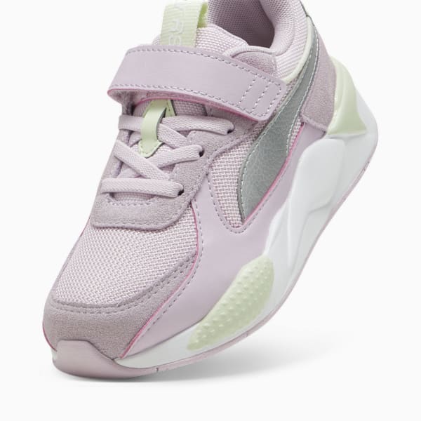 Zapatillas RS-X Metallic para niñas, Grape Mist-PUMA Silver, large-ARG