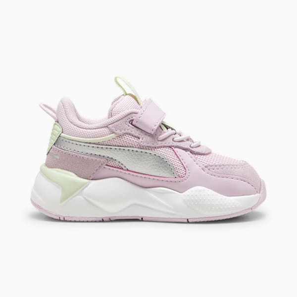 Zapatillas RS-X Metallic Alternative Closure+ para bebés, Grape Mist-PUMA Silver, large-ARG