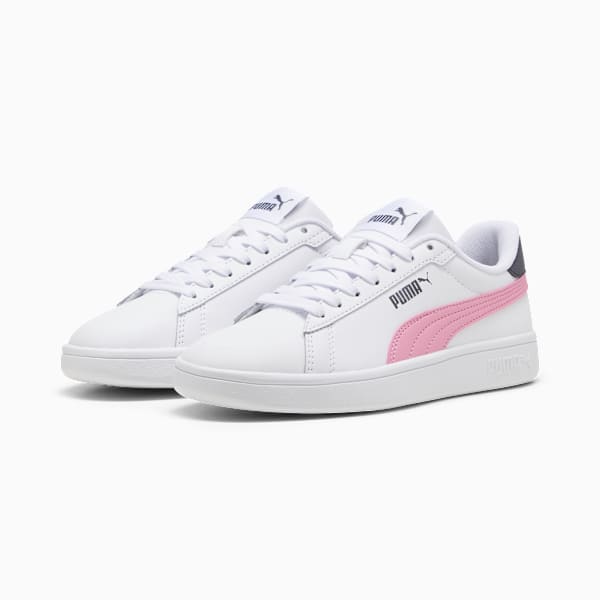 Tenis juveniles Smash 3.0, PUMA White-Mauved Out-Galactic Gray, large-MEX