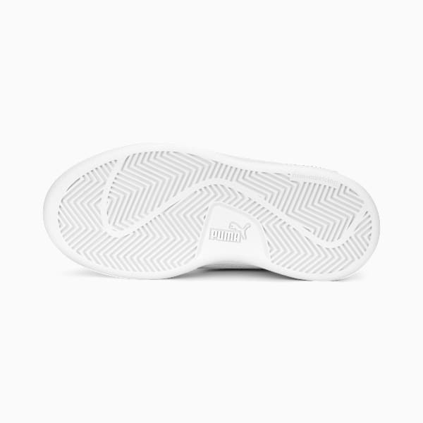 Tenis Smash 3.0 Leather V para niños, PUMA White-Cool Light Gray, large-MEX