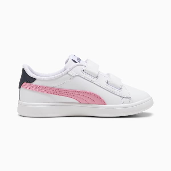 Tenis Smash 3.0 Leather V para niños, PUMA White-Mauved Out-Galactic Gray, large-MEX
