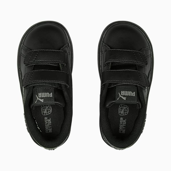Tenis Smash 3.0 Leather V para bebés, PUMA Black-Shadow Gray, large-MEX