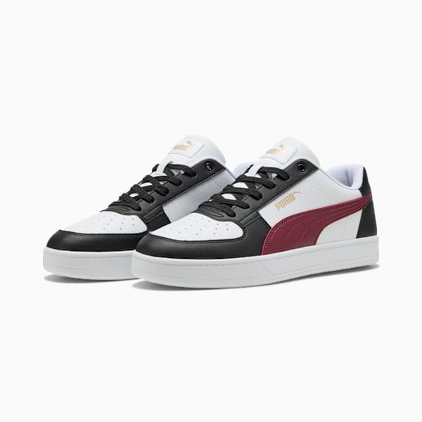 Caven 2.0 Sneakers Unisex, PUMA White-Team Regal Red-PUMA Black, large-ZAF