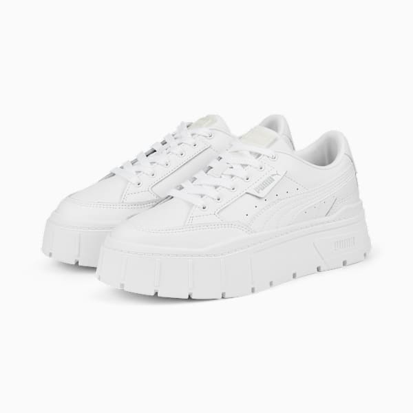 Zapatillas Mayze Stack para mujer, PUMA White, large-ARG