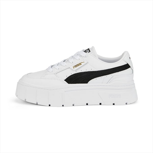 Zapatillas para mujer Mayze Stack, PUMA White-PUMA Black, large-ARG