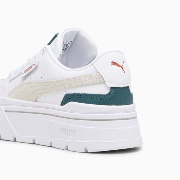 Zapatillas para mujer Mayze Stack, PUMA White-Malachite, large-ARG