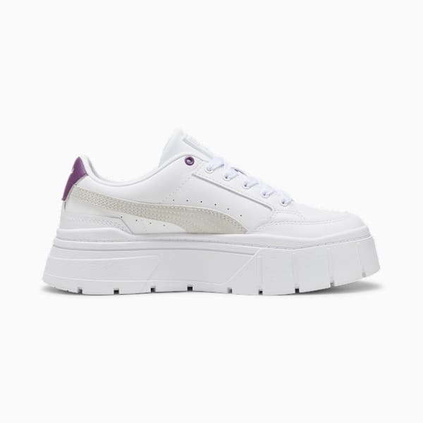 Zapatillas para mujer Mayze Stack, PUMA White-Crushed Berry, large-ARG