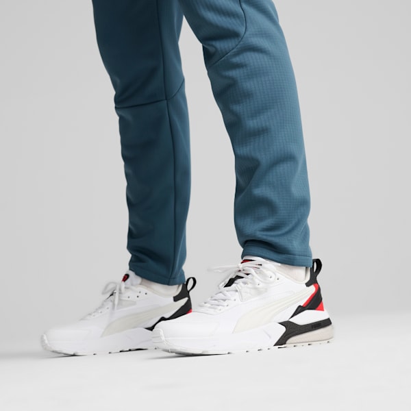 Vis2K Sneakers, PUMA White-Feather Gray-For All Time Red, large-MEX