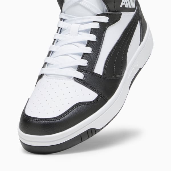 Tenis Rebound, PUMA White-PUMA Black-Shadow Gray-PUMA White, large-MEX