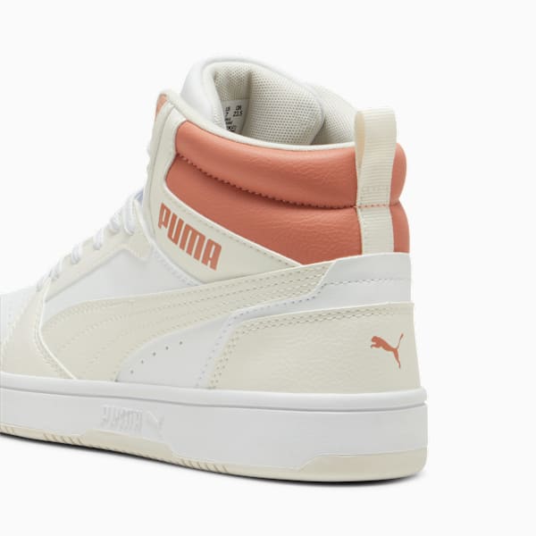 Rebound Sneakers, PUMA White-Frosted Ivory-Deeva Peach, large-ZAF