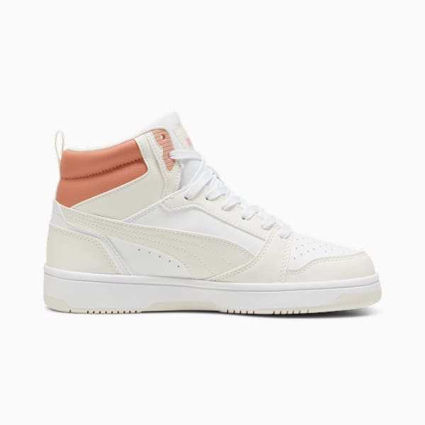 Rebound Sneakers, PUMA White-Frosted Ivory-Deeva Peach, large-ZAF