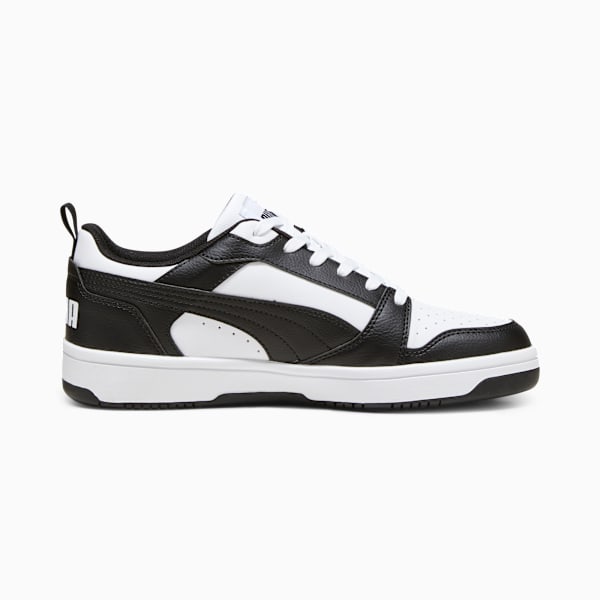 Tenis Rebound V6 Gamuza, PUMA White-PUMA Black-PUMA White, large-MEX