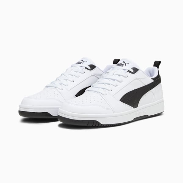 Tenis Rebound V6 Gamuza, PUMA White-PUMA Black-PUMA Black, large-MEX