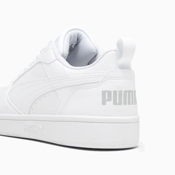 Tenis Rebound V6 Gamuza, PUMA White-Cool Light Gray, large-MEX