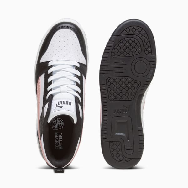 Tenis Rebound V6 Gamuza, PUMA White-Future Pink-PUMA Black, large-MEX