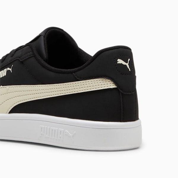 PUMA Smash 3.0 Buck Sneakers, PUMA Black-Alpine Snow-PUMA White, large-ZAF