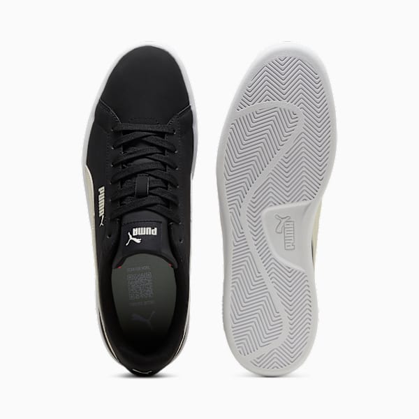 PUMA Smash 3.0 Buck Sneakers, PUMA Black-Alpine Snow-PUMA White, large-ZAF