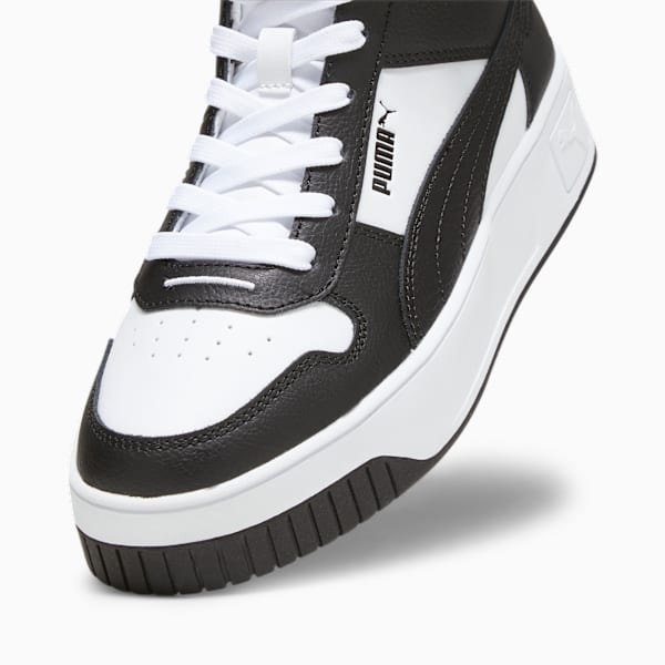 Zapatillas Carina Street Mid para mujer, PUMA White-PUMA Black, large-ARG