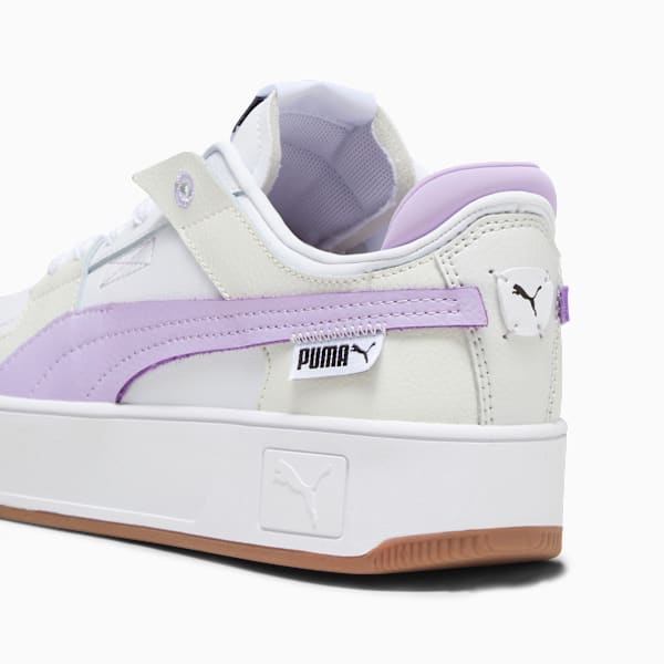 Carina Street VTG Women's Sneakers, PUMA White-Vivid Violet-Vapor Gray, large-ZAF