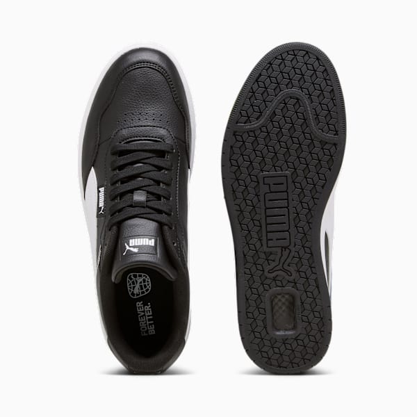 Court Ultra Lite Logo Sneakers, PUMA Black-PUMA White, large-ZAF