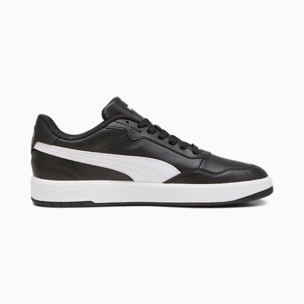 Court Ultra Lite Logo Sneakers, PUMA Black-PUMA White, large-ZAF