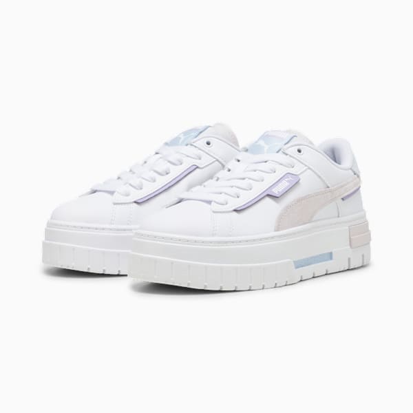 Zapatillas para mujer Mayze Crashed, PUMA White-Galaxy Pink, large-ARG