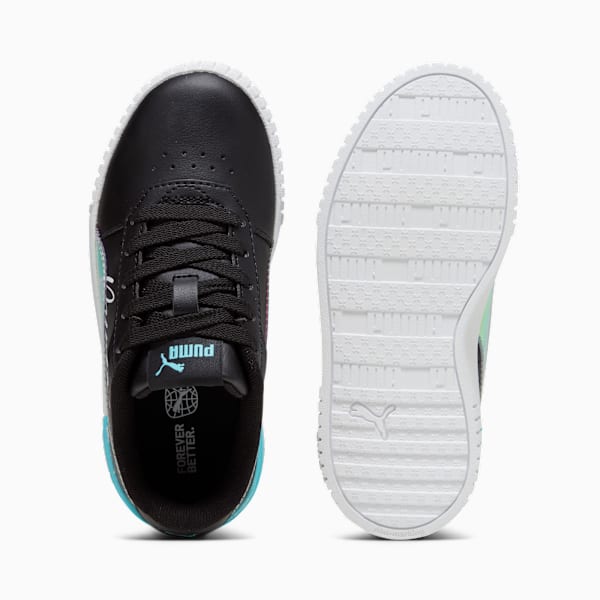 Carina 2.0 Crystal Wing Kids' Sneakers, PUMA Black-Team Aqua-PUMA White, large-ZAF