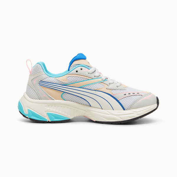 Zapatillas PUMA Morphic, Feather Gray-Team Aqua-Frosted Ivory, large-ARG