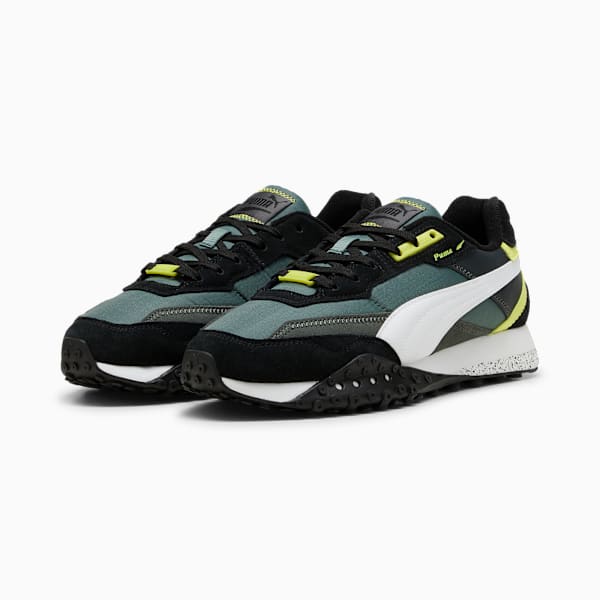 Blktop Rider Sneakers, Eucalyptus-PUMA White, large-MEX