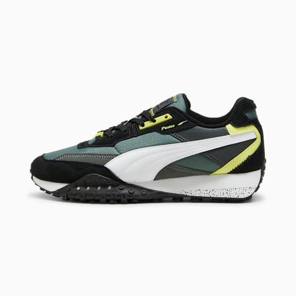 Blktop Rider Sneakers, Eucalyptus-PUMA White, large-MEX