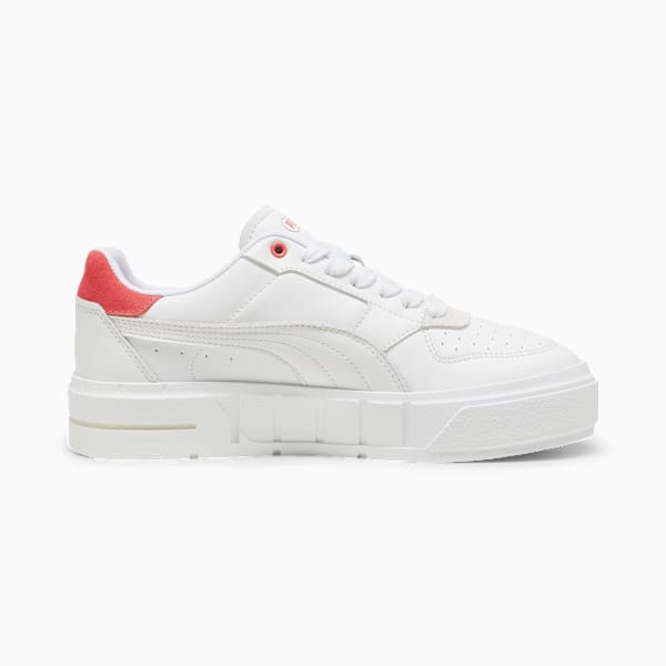 Tenis Cali Court Match para mujer, PUMA White-Tart Cherry, large-MEX
