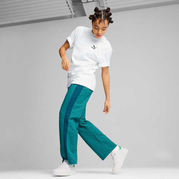 Tenis Cali Court Match para mujer, PUMA White-Jade Frost, large-MEX