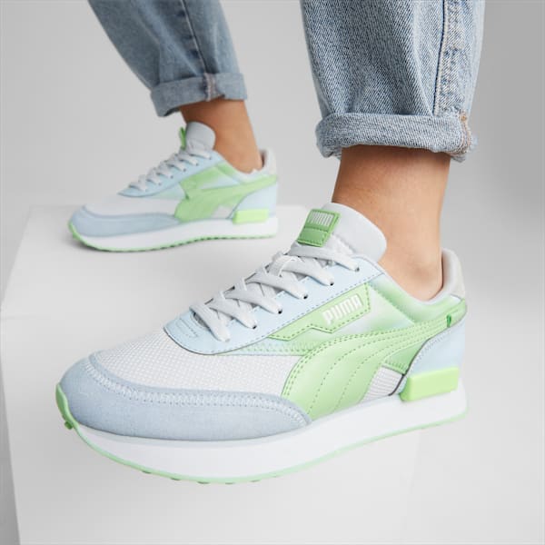 Future Rider BD Women's Sneakers, PUMA White-Icy Blue, large-ZAF
