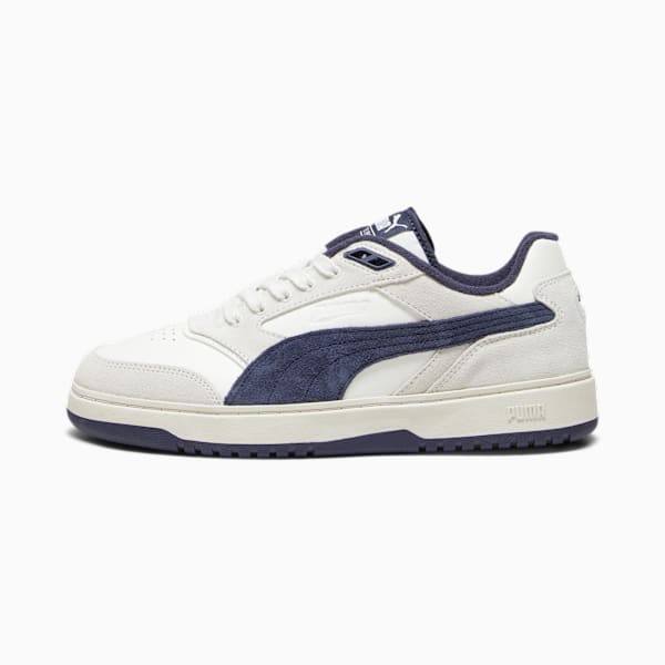 PUMA Doublecourt PRM, Warm White-New Navy, large-ZAF