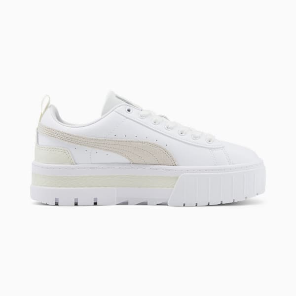 Mayze OW Sneakers Women, PUMA White-Vapor Gray-Warm White, large-ZAF