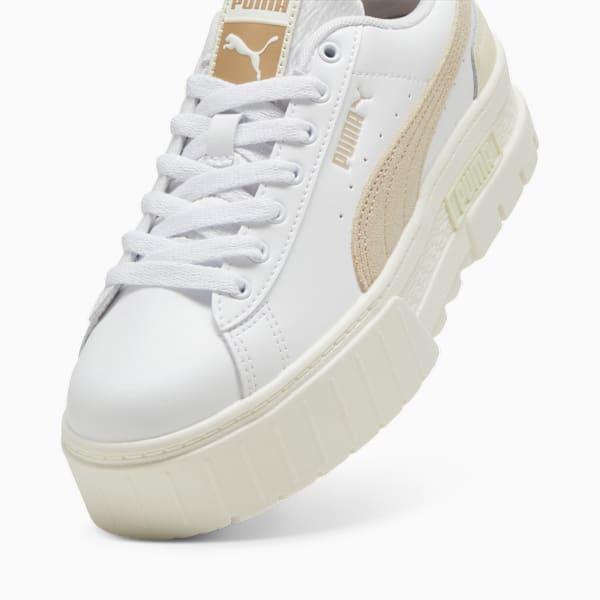Mayze OW Sneakers Women, PUMA White-Putty-Warm White, large-ZAF