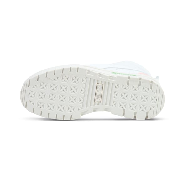 Zapatillas Mayze Binding para mujer, PUMA White-Rose Dust, large-ARG