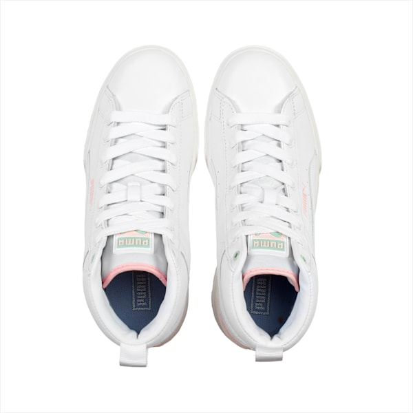 Zapatillas Mayze Binding para mujer, PUMA White-Rose Dust, large-ARG