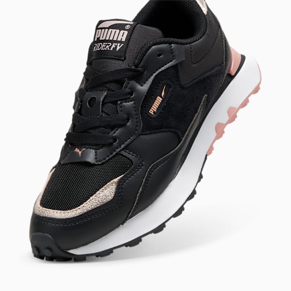 Rider FVW Glam Women's Sneakers, PUMA Black-Rose Gold, large-ZAF