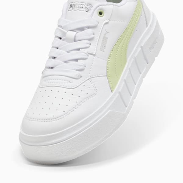 PUMA Cali Court Leather Women's Sneakers, PUMA White-Cool Cucumber, large-ZAF